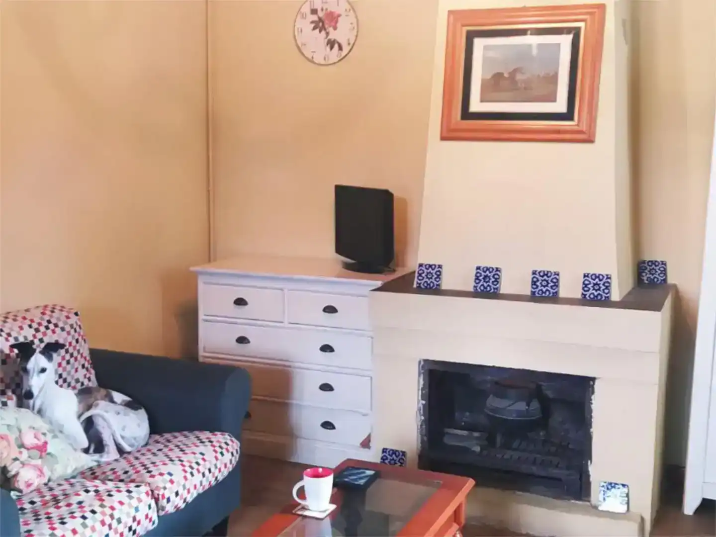 Sala d'estar de Casa o xalet en venda en Cea amb Jardí privat, Parquet i Traster