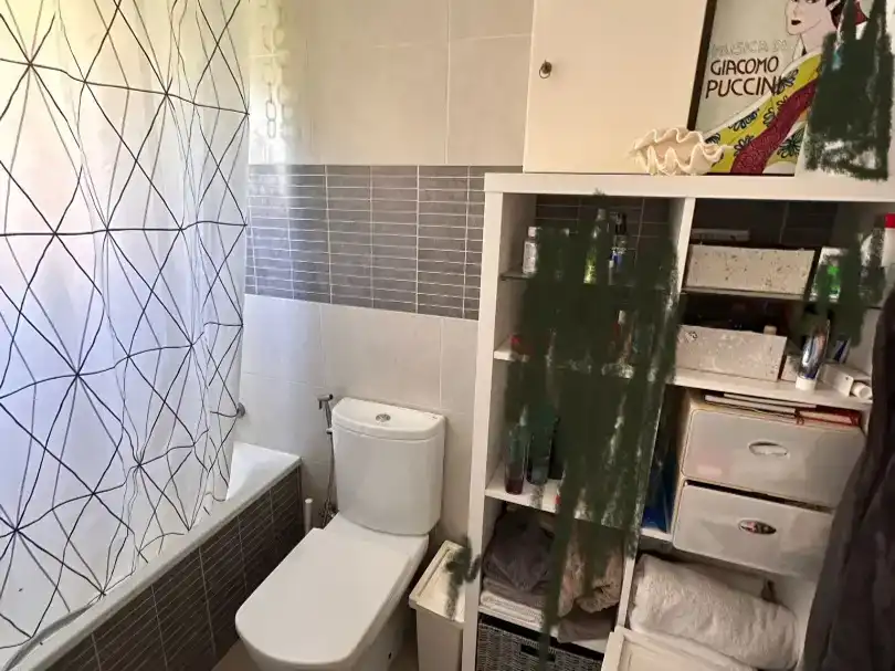 Bany de Casa o xalet en venda en Cunit amb Aire condicionat, Piscina i Balcó