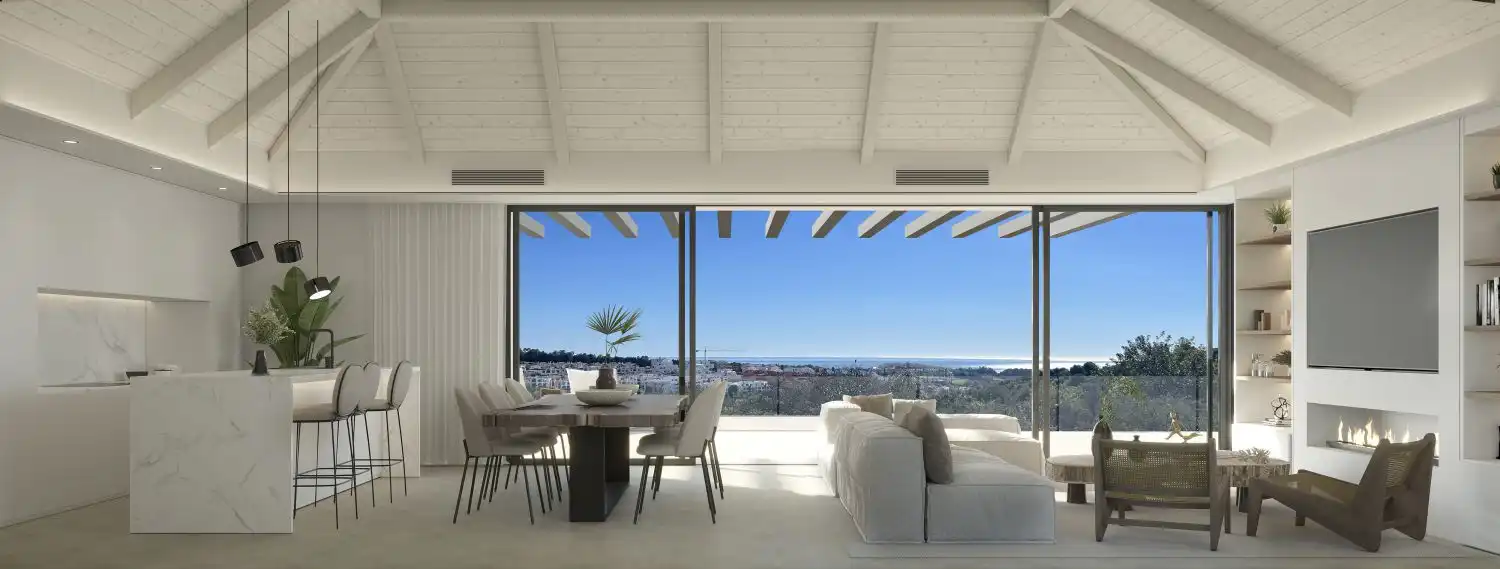 Sala de estar de Casa o chalet en venta en Casares con Aire acondicionado, Calefacción y Jardín privado