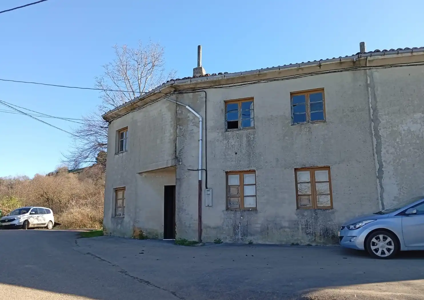 Vista exterior de Casa adosada en venta en Langreo