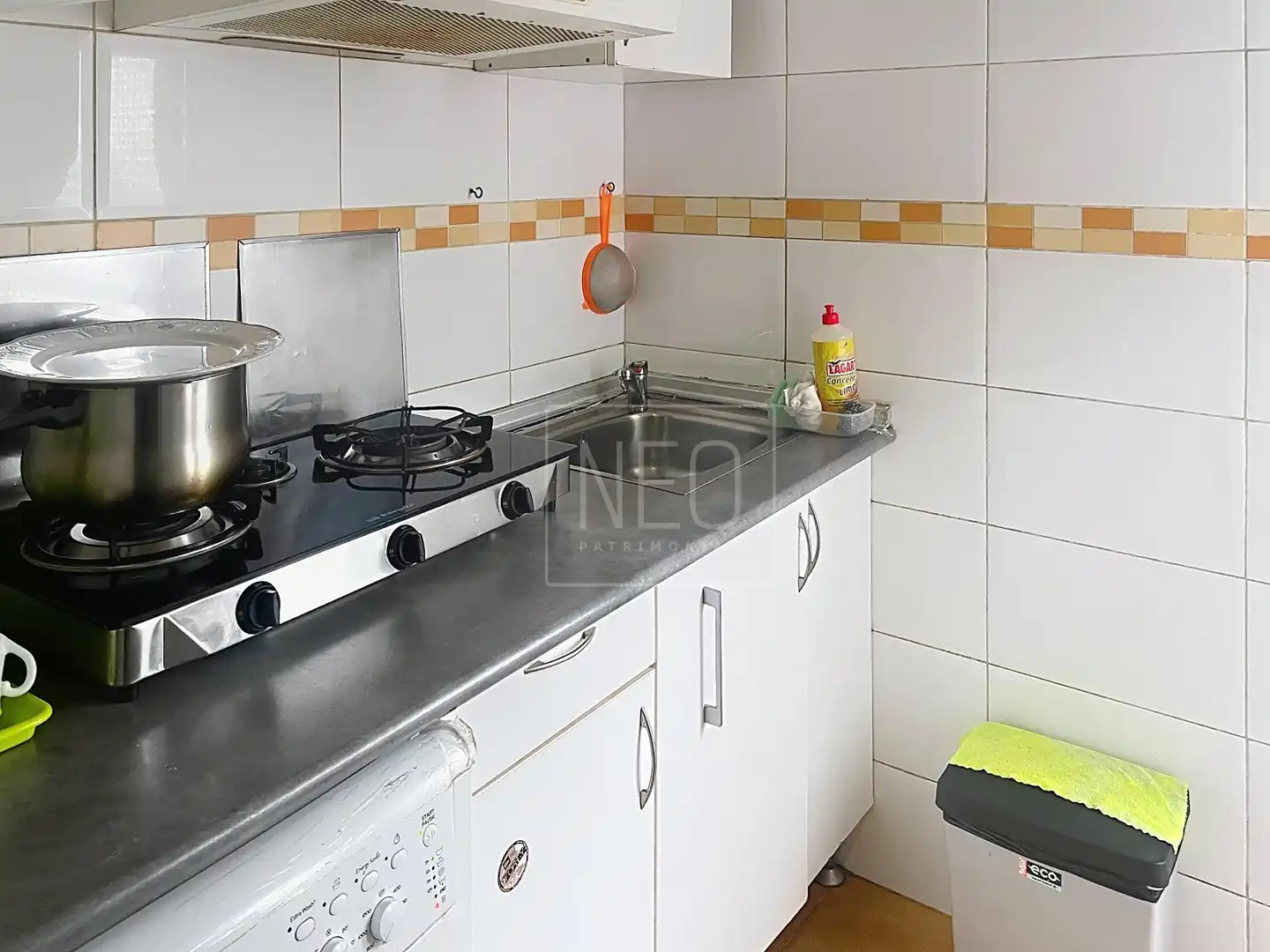 Kitchen of Flat for sale in Madrid  with Heating and Balcony