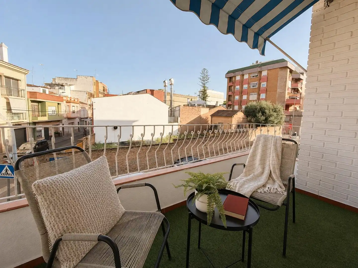 Terrace of Flat for rent in Godella  with Air Conditioner, Terrace and Furnished