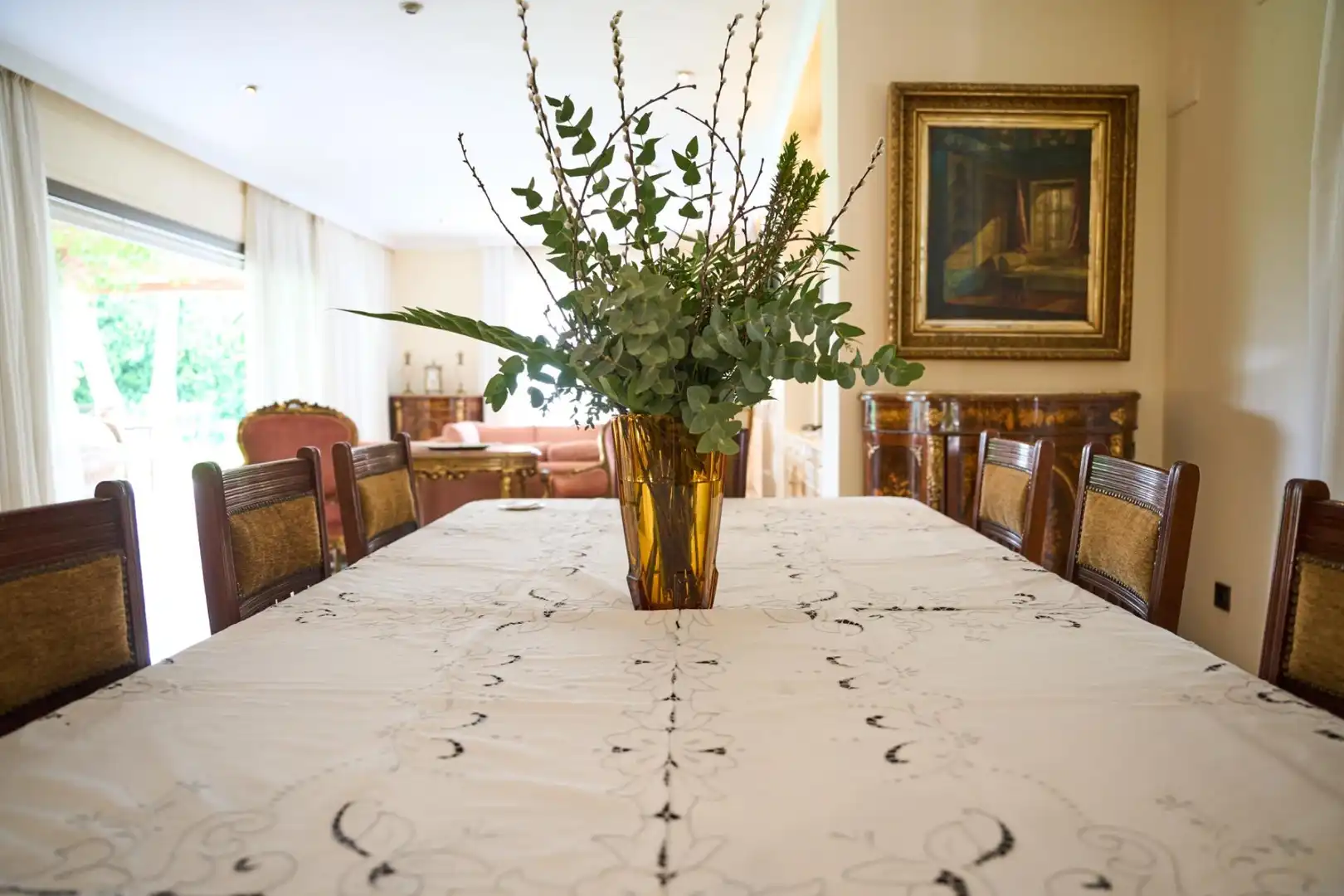 Comedor de Casa o chalet en venta en Marbella con Aire acondicionado, Calefacción y Jardín privado