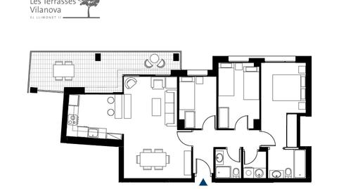 Photo 2 from new construction home in Flat for sale in Rambla de Pep Ventura, Nord, Barcelona