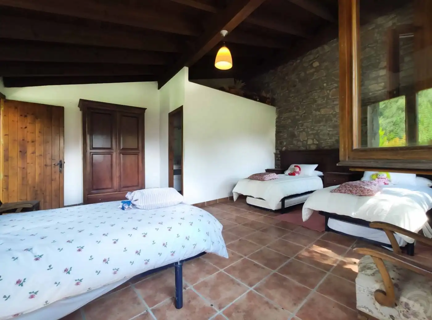 Bedroom of Houses for sale in La Vall de Bianya  with Heating, Terrace and Storage room