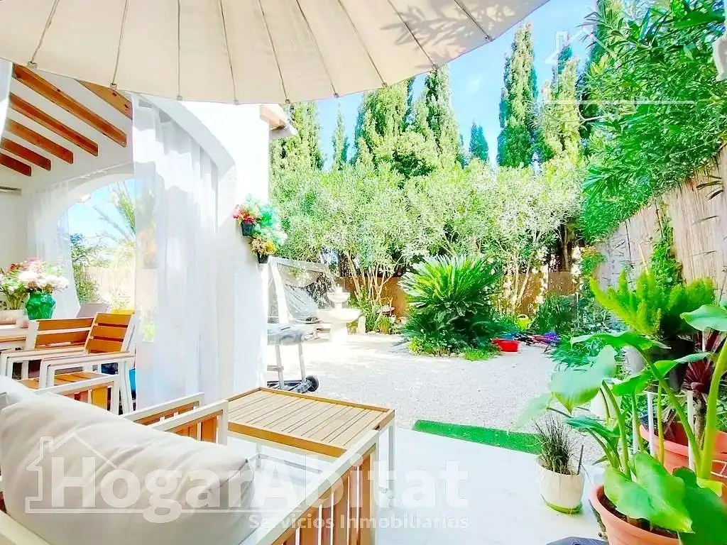 Jardí de Casa adosada en venda en Pedreguer amb Aire condicionat, Jardí privat i Terrassa