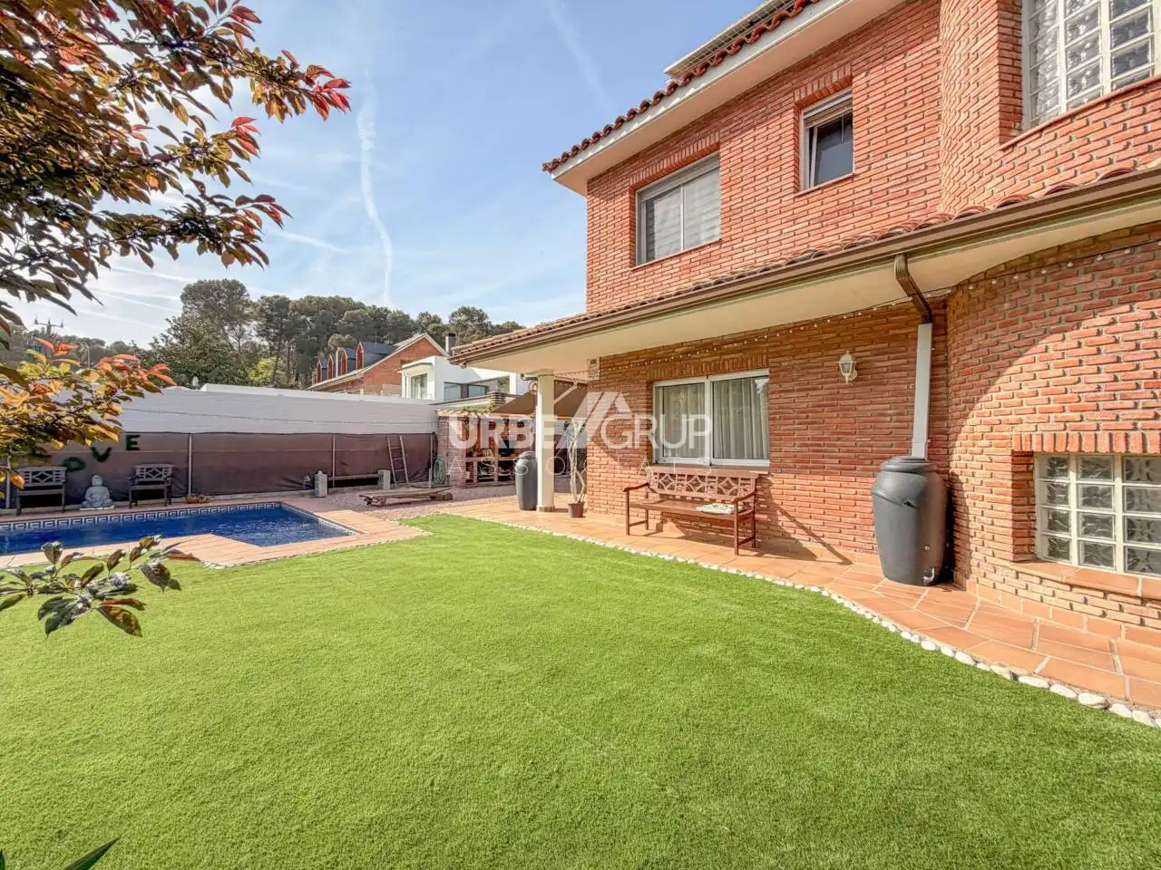 Vista exterior de Casa adosada en venta en Terrassa con Calefacción, Jardín privado y Terraza