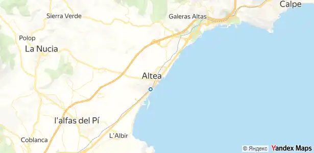 Vista exterior de Pis en venda en Altea ciudad