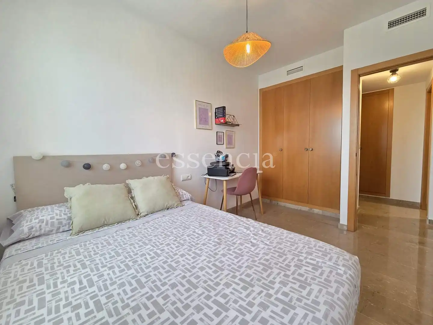 Bedroom of Flat for sale in Beniarjó  with Air Conditioner and Balcony