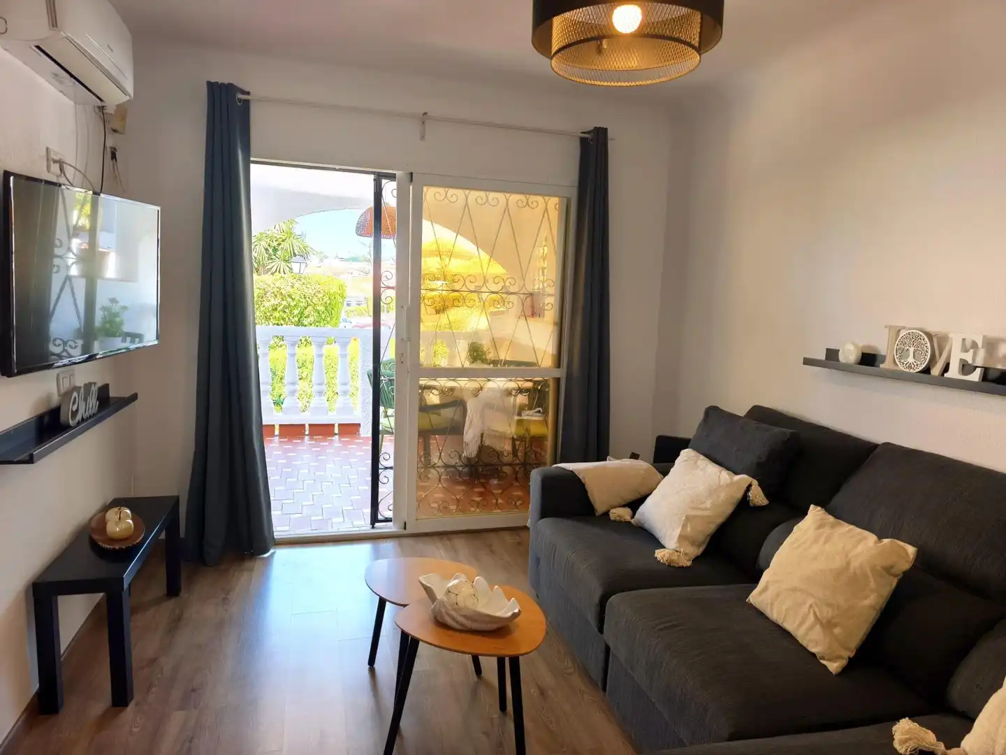 Sala de estar de Casa adosada de alquiler en Vélez-Málaga