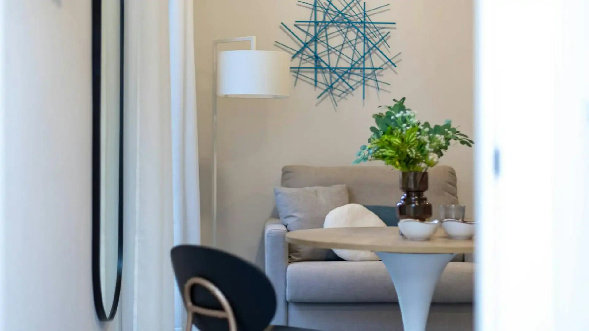 Sala de estar de Piso de alquiler en Valencia con Aire acondicionado, Calefacción y Amueblado