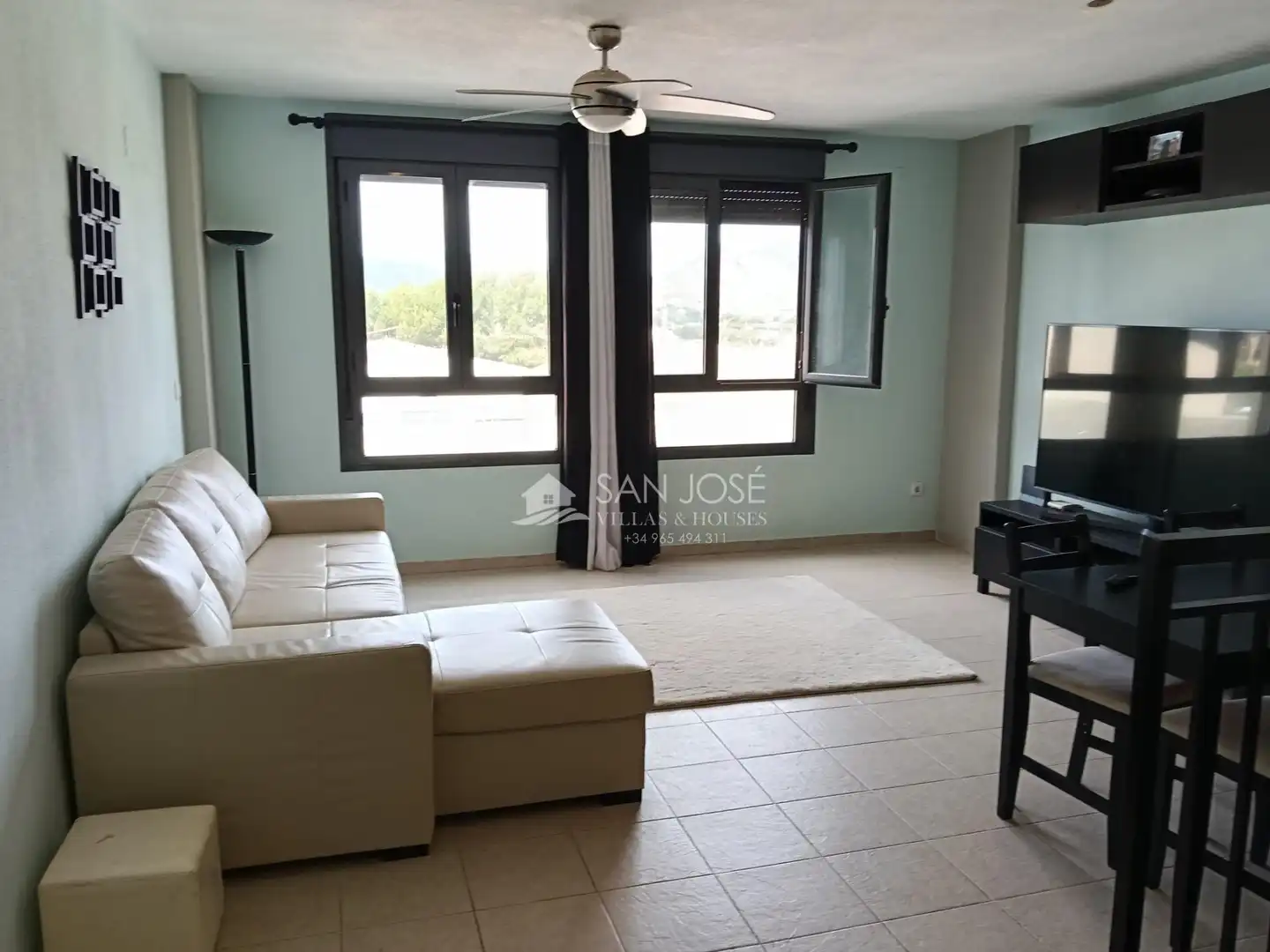 Living room of Flat for sale in Aspe  with Terrace and Storage room
