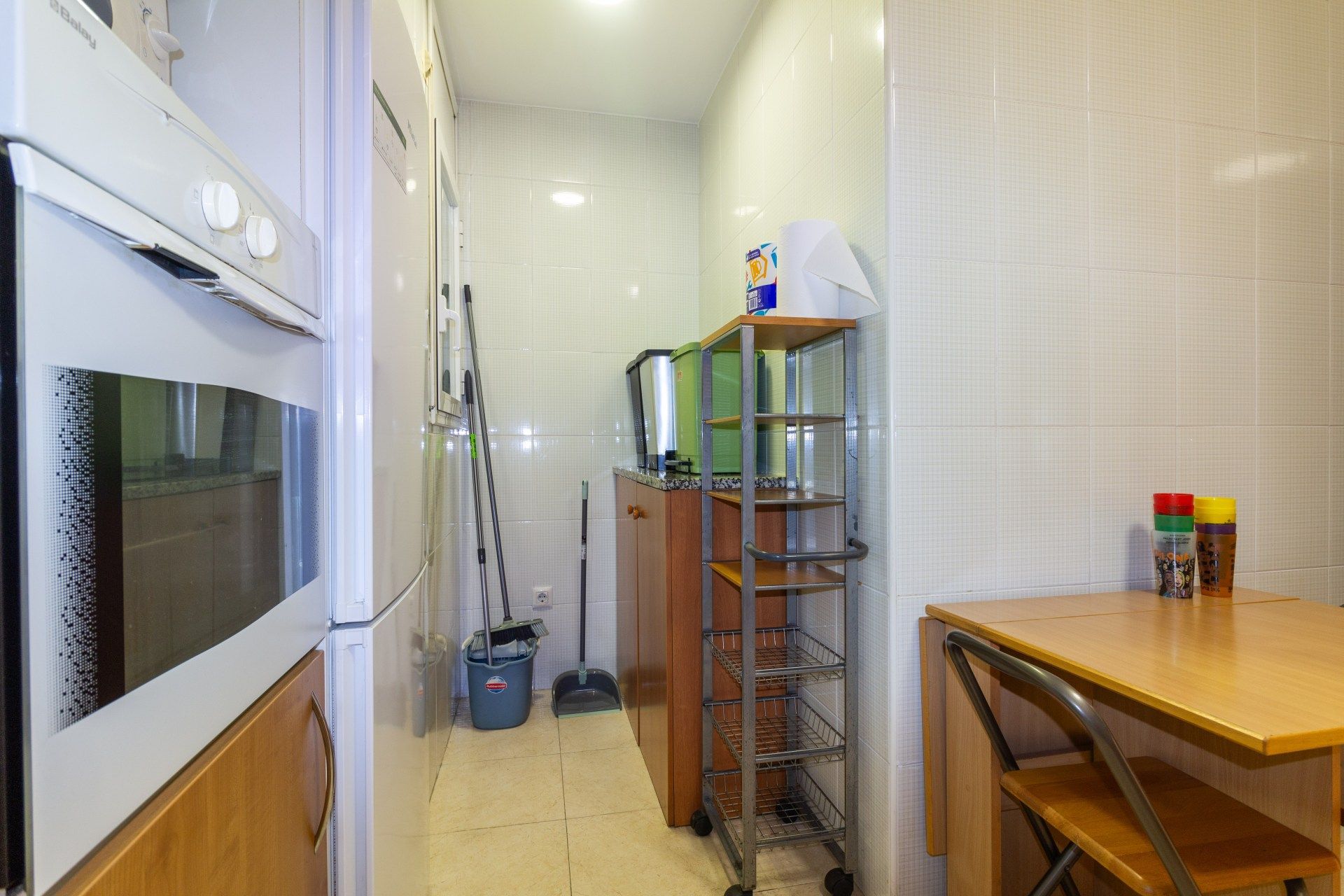 Cuina de Dúplex en venda en Girona Capital amb Calefacció, Terrassa i Traster