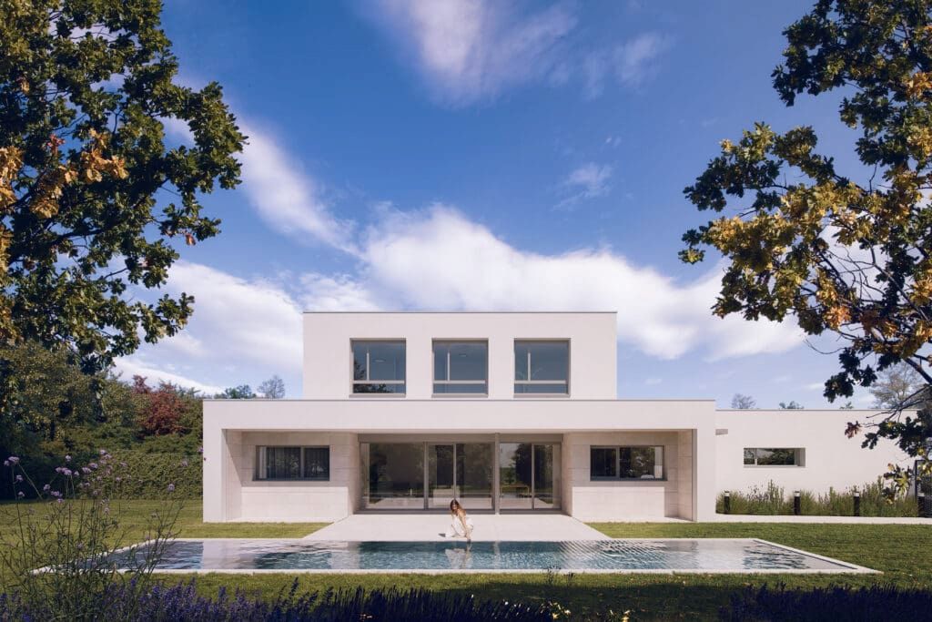 Exterior view of Single-family semi-detached for sale in Paracuellos de Jarama  with Heating and Private garden