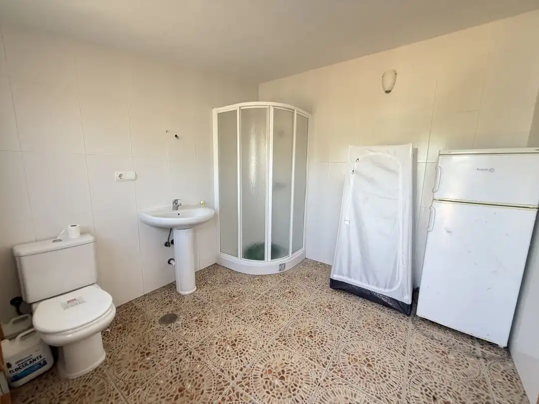 Baño de Casa o chalet de alquiler en Periana con Terraza y Piscina