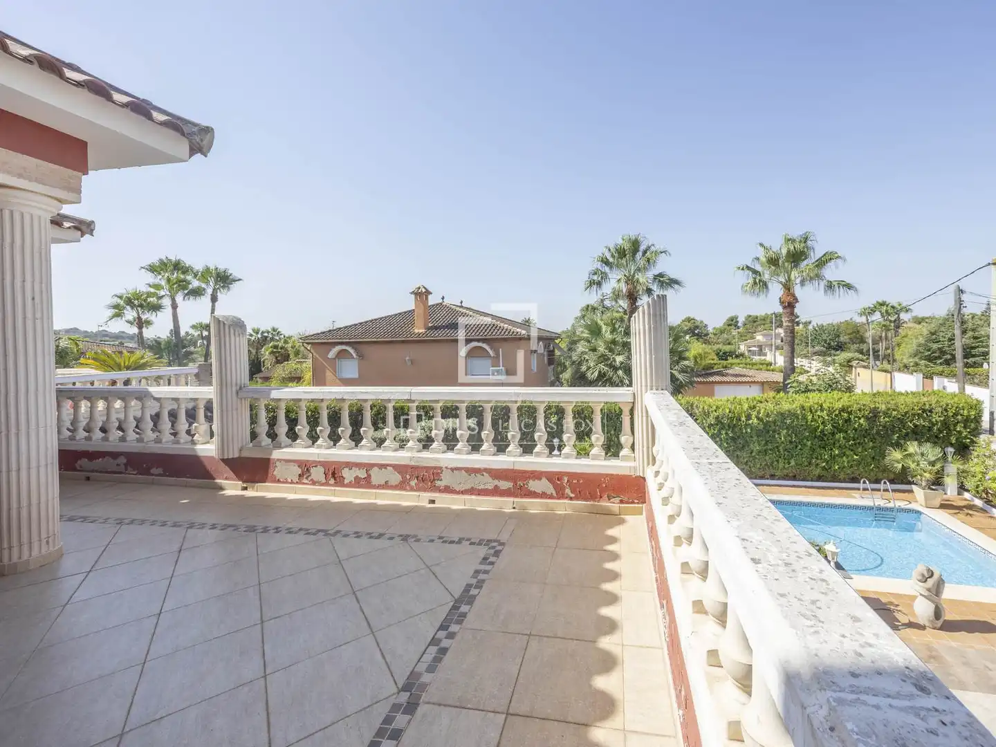 Terrace of Houses for sale in La Pobla de Vallbona  with Air Conditioner, Heating and Private garden