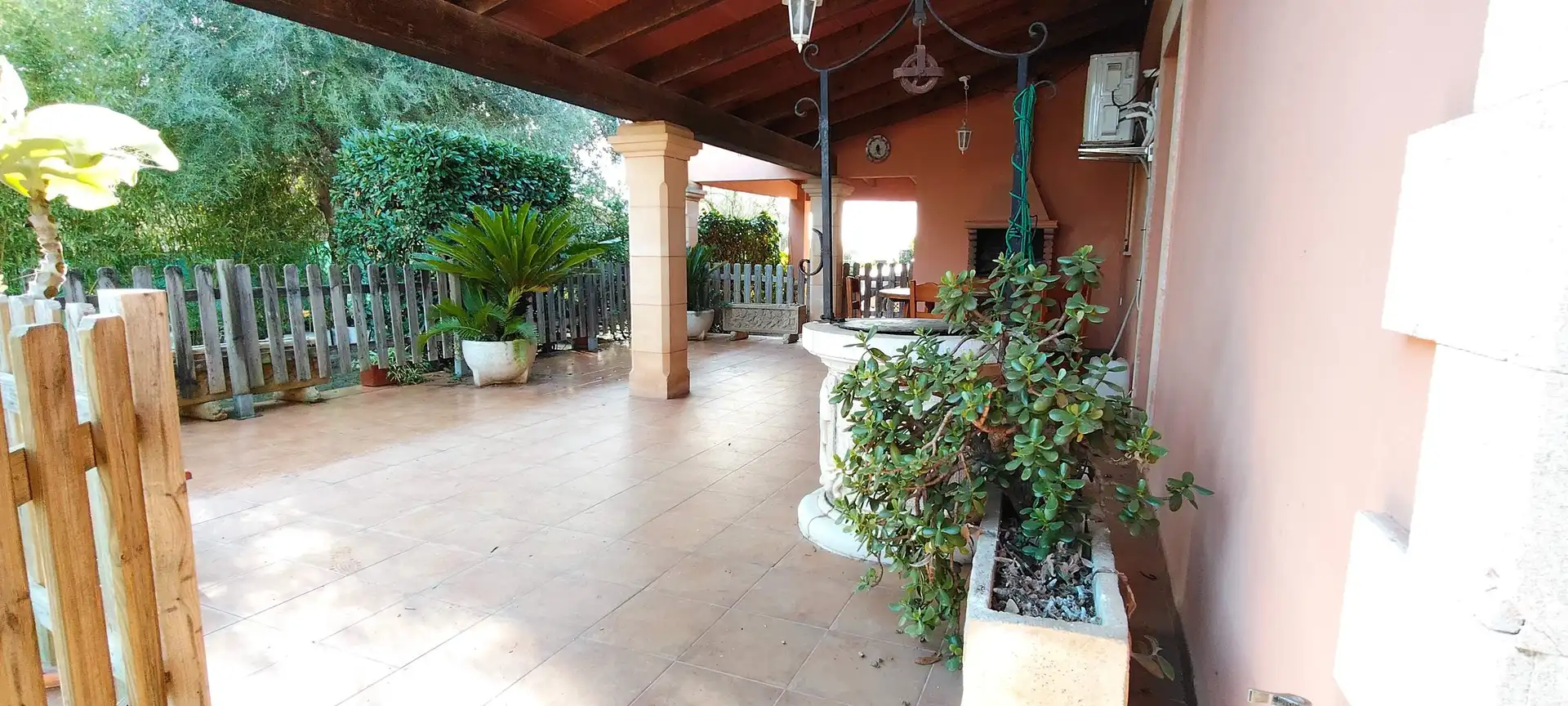 Terrassa de Finca rústica en venda en Inca amb Aire condicionat, Jardí privat i Piscina