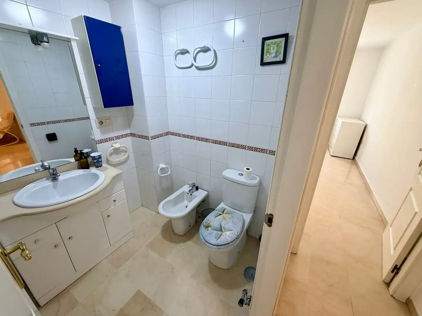 Baño de Piso de alquiler en Granada con Terraza y Amueblado