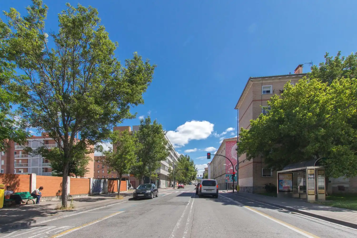 Vista exterior de Pis en venda en  Pamplona / Iruña amb Calefacció, Moblat i Balcó