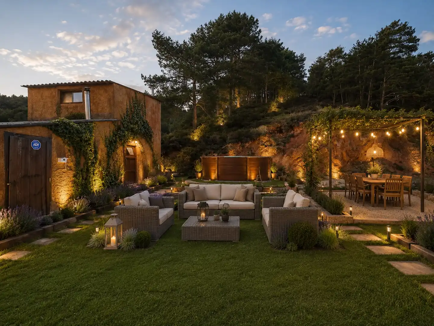 Terrace of Country homes for sale in Ripoll  with Private garden, Parquet flooring and Terrace