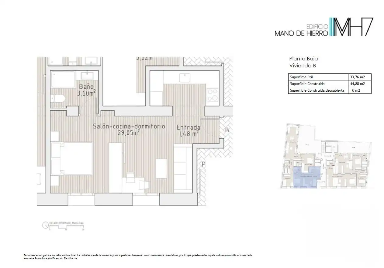 Flat with terrace for sale in Calle MANO DE HIERRO, imagen 3