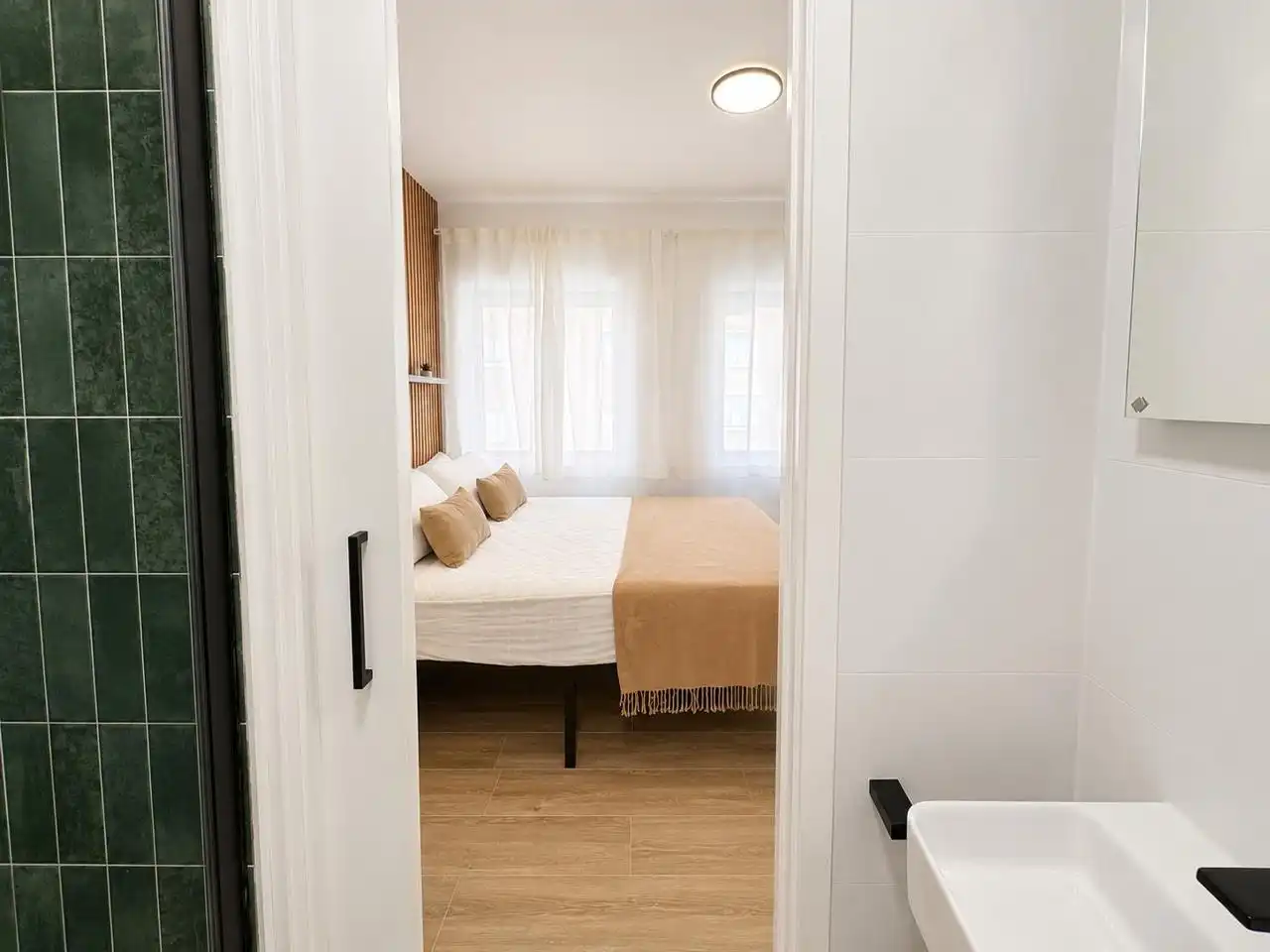 Bedroom of Study for rent in Valladolid  with Air Conditioner and Furnished