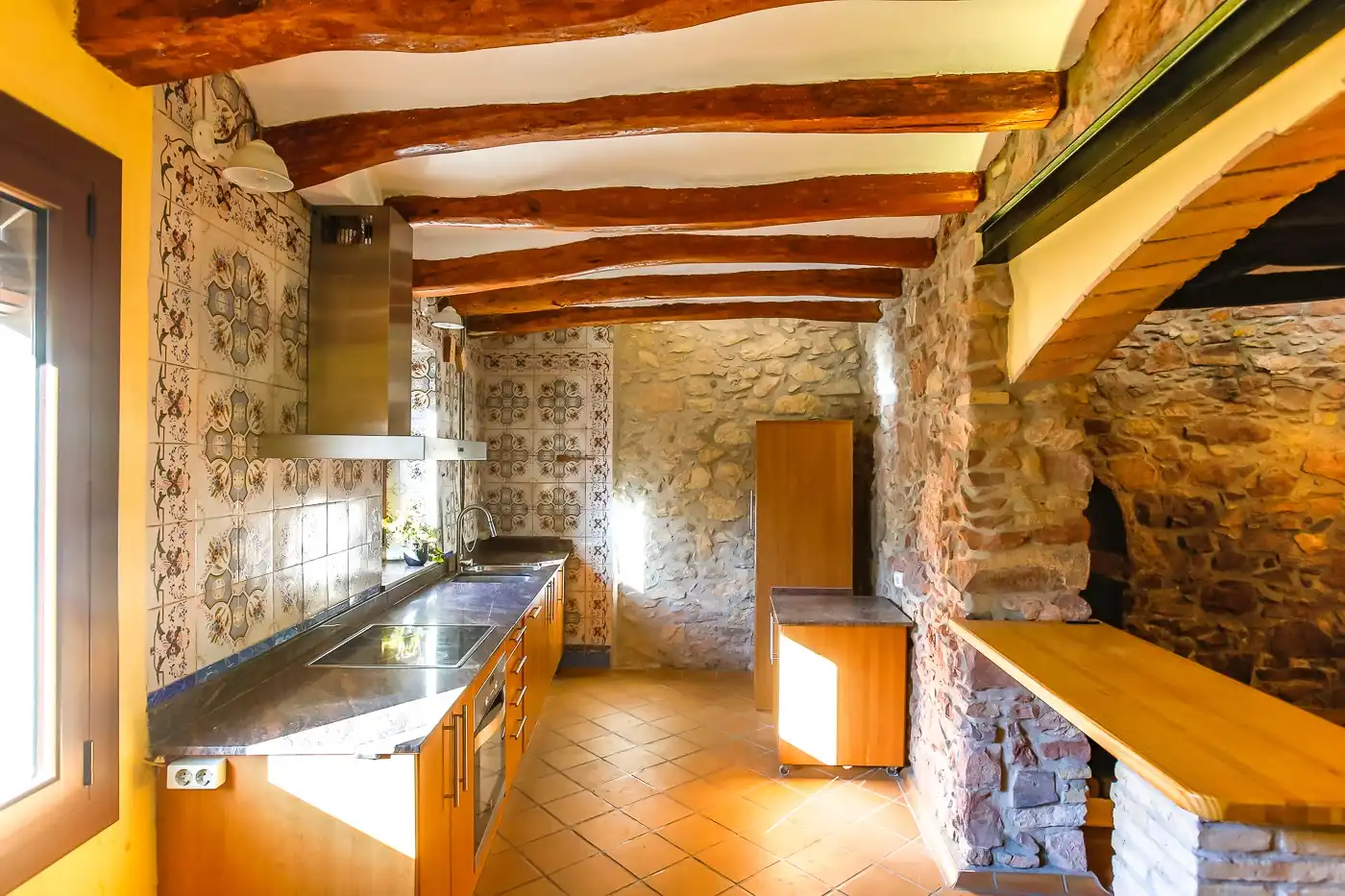 Kitchen of Country homes for sale in Vallirana  with Heating and Terrace