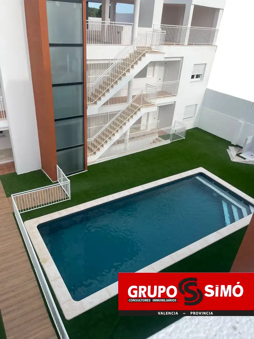 Swimming pool of Attic for rent in Náquera  with Air Conditioner, Parquet flooring and Terrace