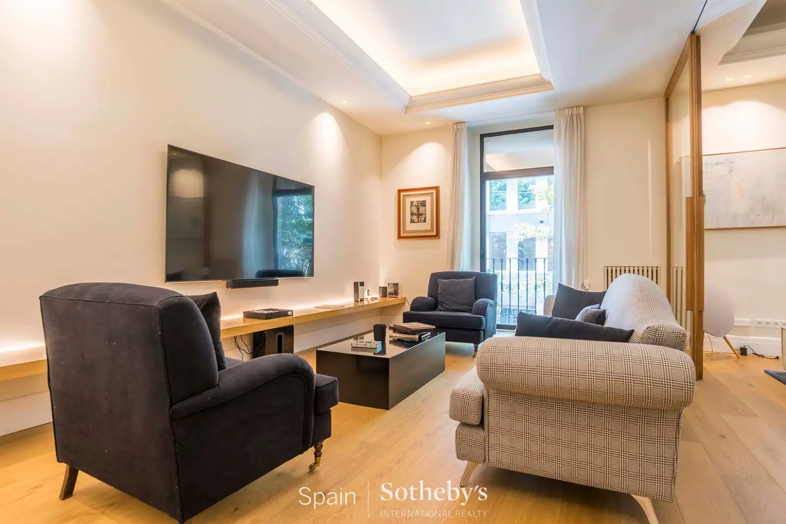 Sala de estar de Apartamento en venta en Madrid con Aire acondicionado, Calefacción y Terraza