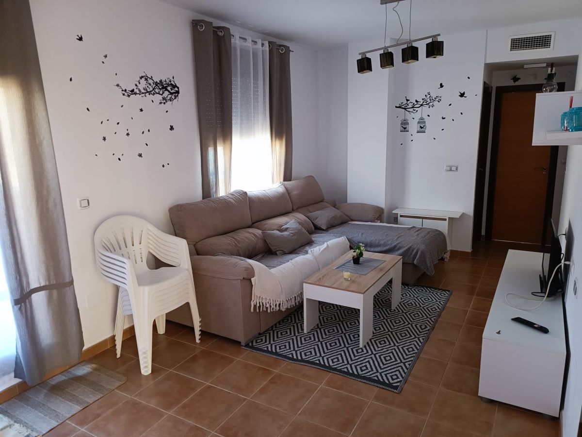 Living room of Apartment to rent in Águilas  with Air Conditioner, Terrace and Furnished