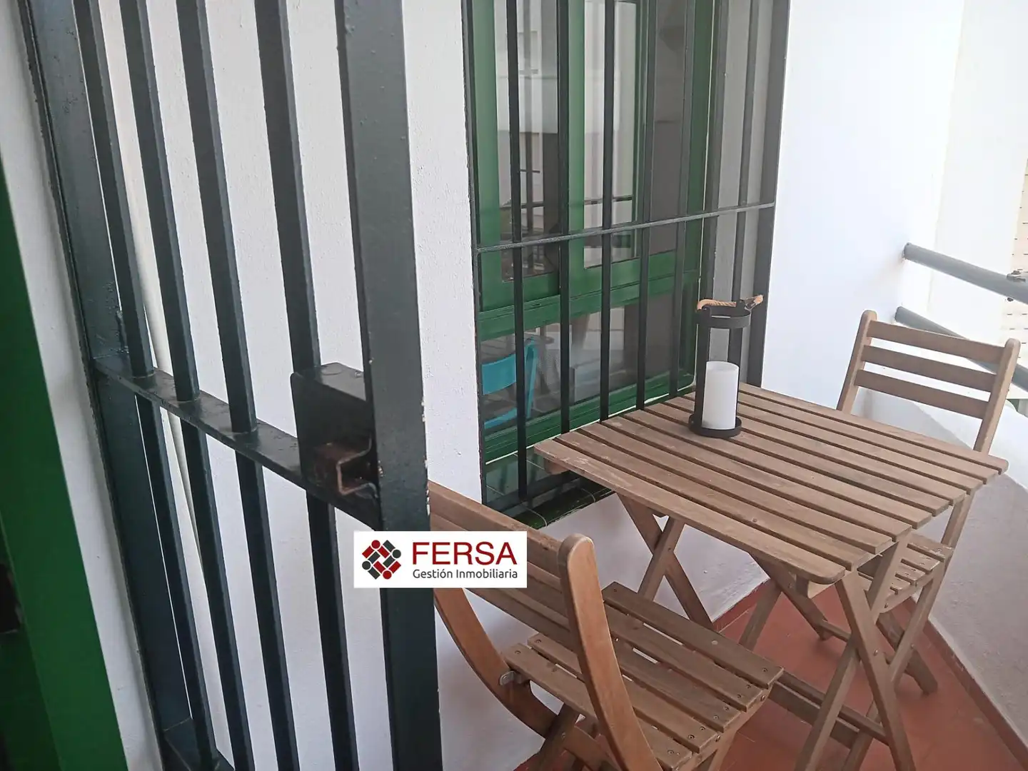 Terrassa de Pis de lloguer en El Puerto de Santa María amb Aire condicionat, Jardí privat i Terrassa