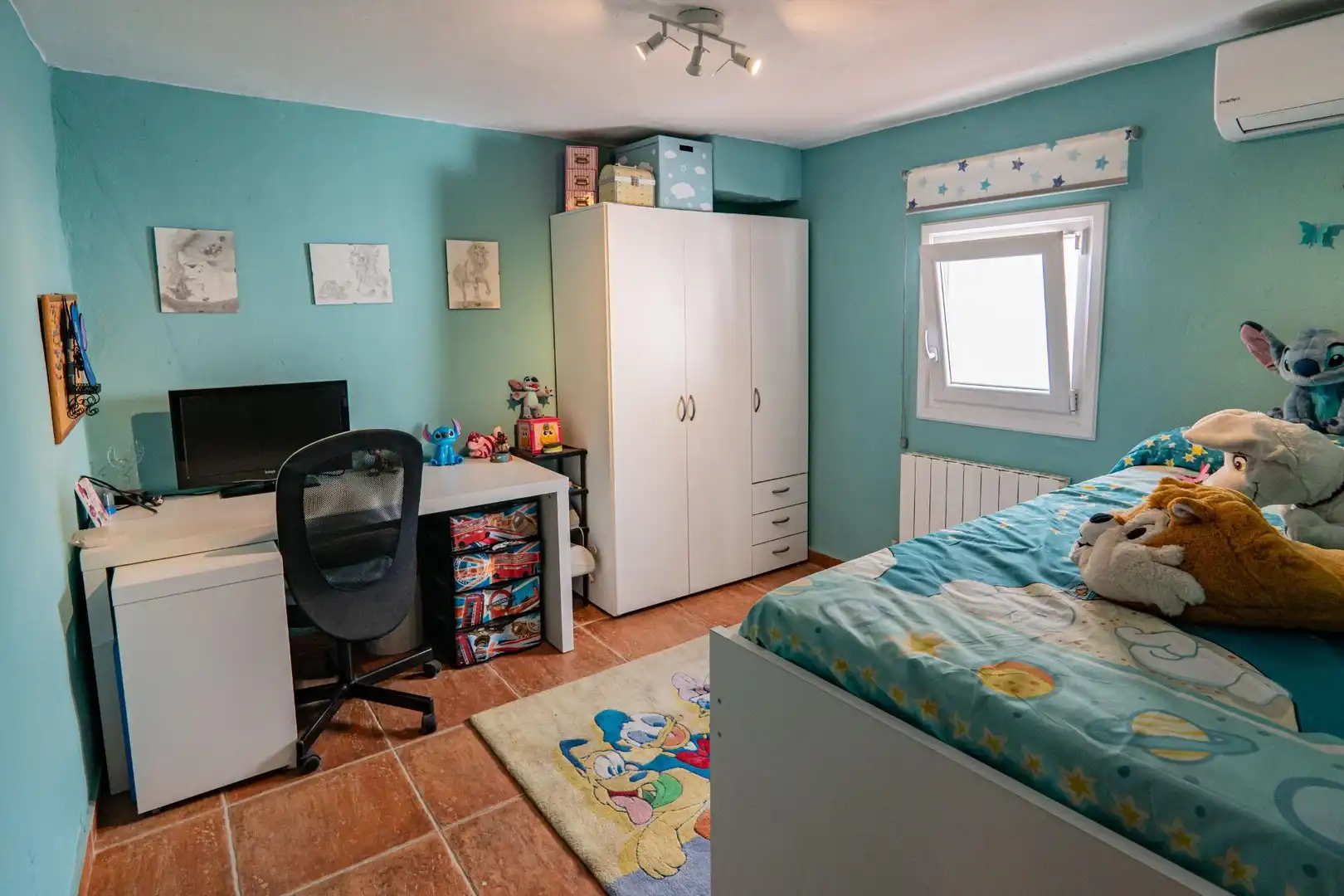Bedroom of Houses for sale in Pizarra  with Terrace, Swimming Pool and Balcony