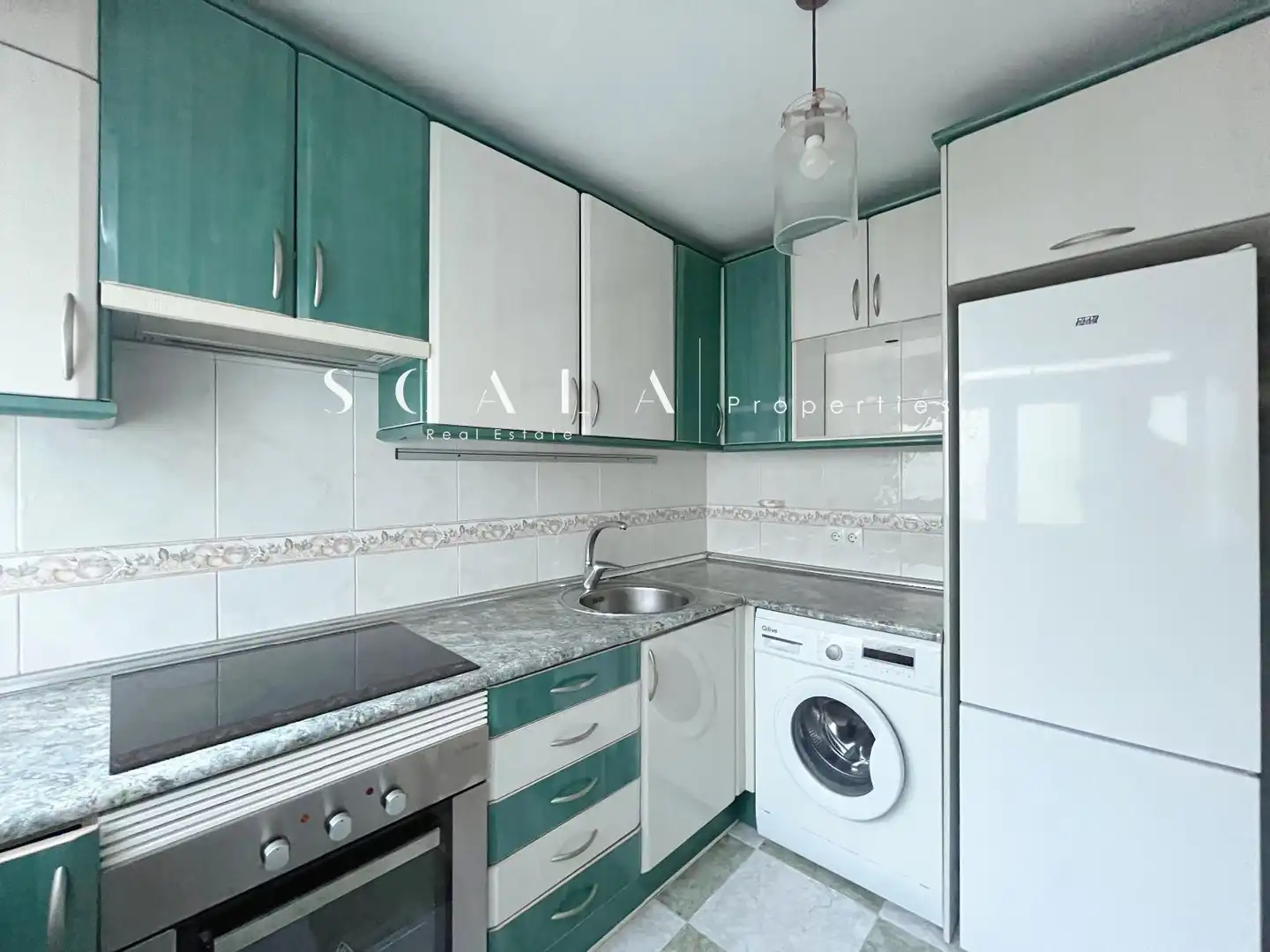 Cocina de Piso de alquiler en Madrid con Aire acondicionado, Calefacción y Parquet