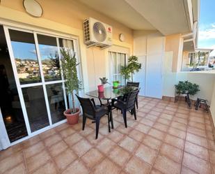 Terrace of Flat to rent in Rincón de la Victoria  with Air Conditioner, Private garden and Parquet flooring