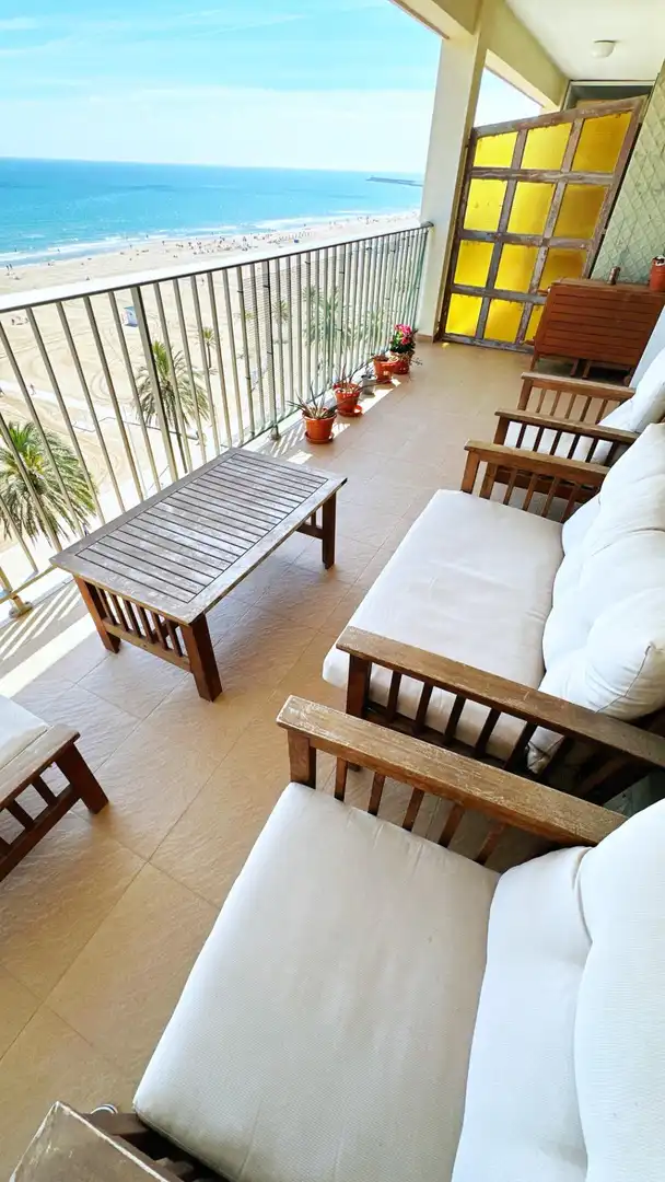 Terraza de Apartamento en venta en Gandia con Amueblado, Balcón y Piscina comunitaria
