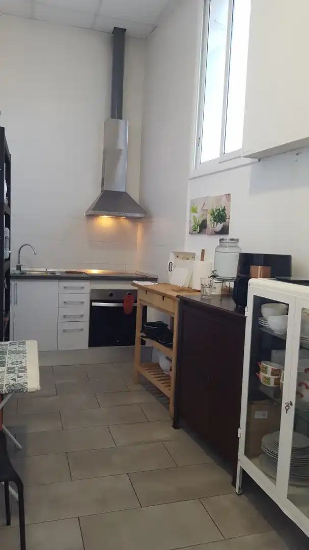 Kitchen of Ground floor for sale in Badalona  with Air Conditioner, Heating and Parquet flooring