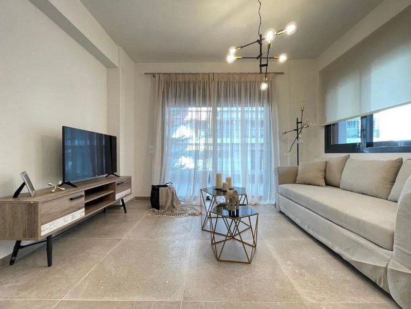 Living room of Flat to rent in  Valencia Capital  with Air Conditioner, Furnished and TV