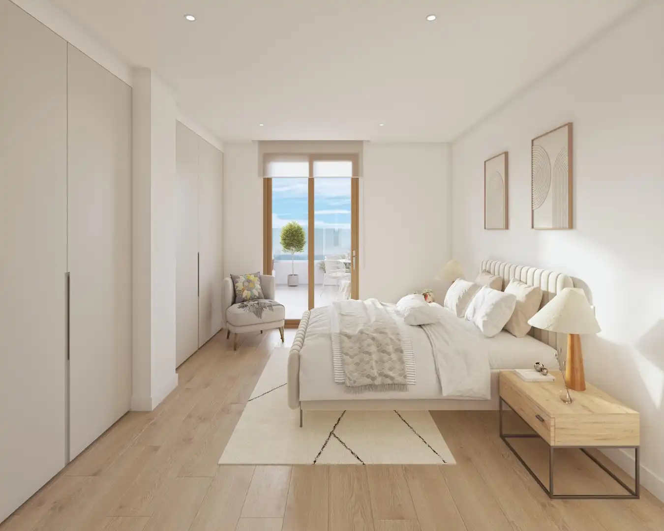 Dormitori de Apartament en venda en Águilas amb Jardí privat, Terrassa i Traster