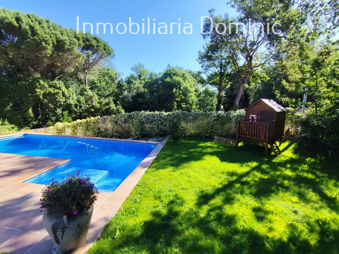 Piscina de Casa o xalet en venda en Caldes de Malavella amb Calefacció, Jardí privat i Terrassa