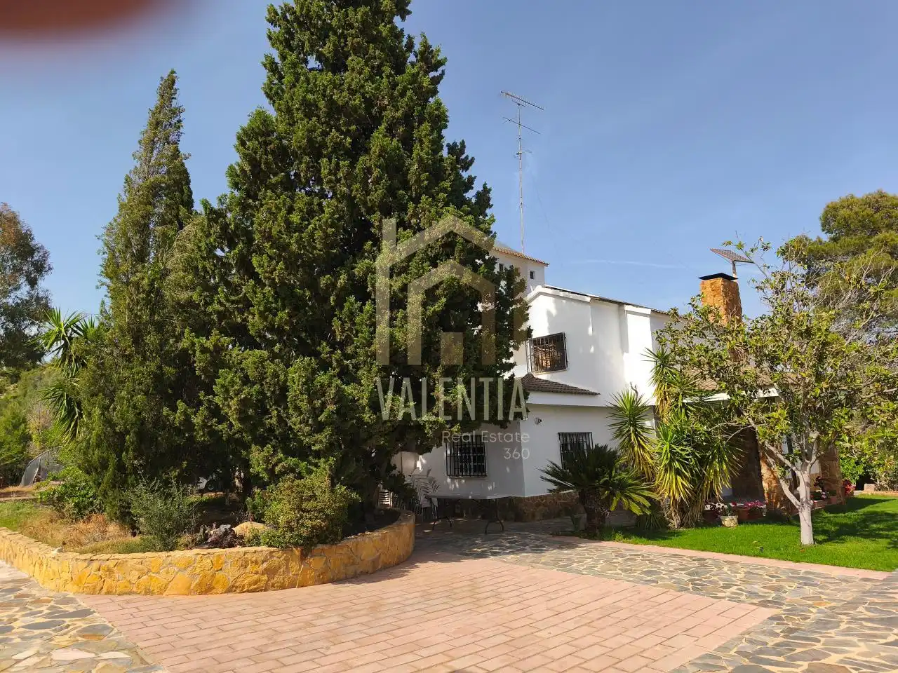 Außenansicht von Country house zum Verkauf in Alborache mit Heizung, Privatgarten und Terrasse