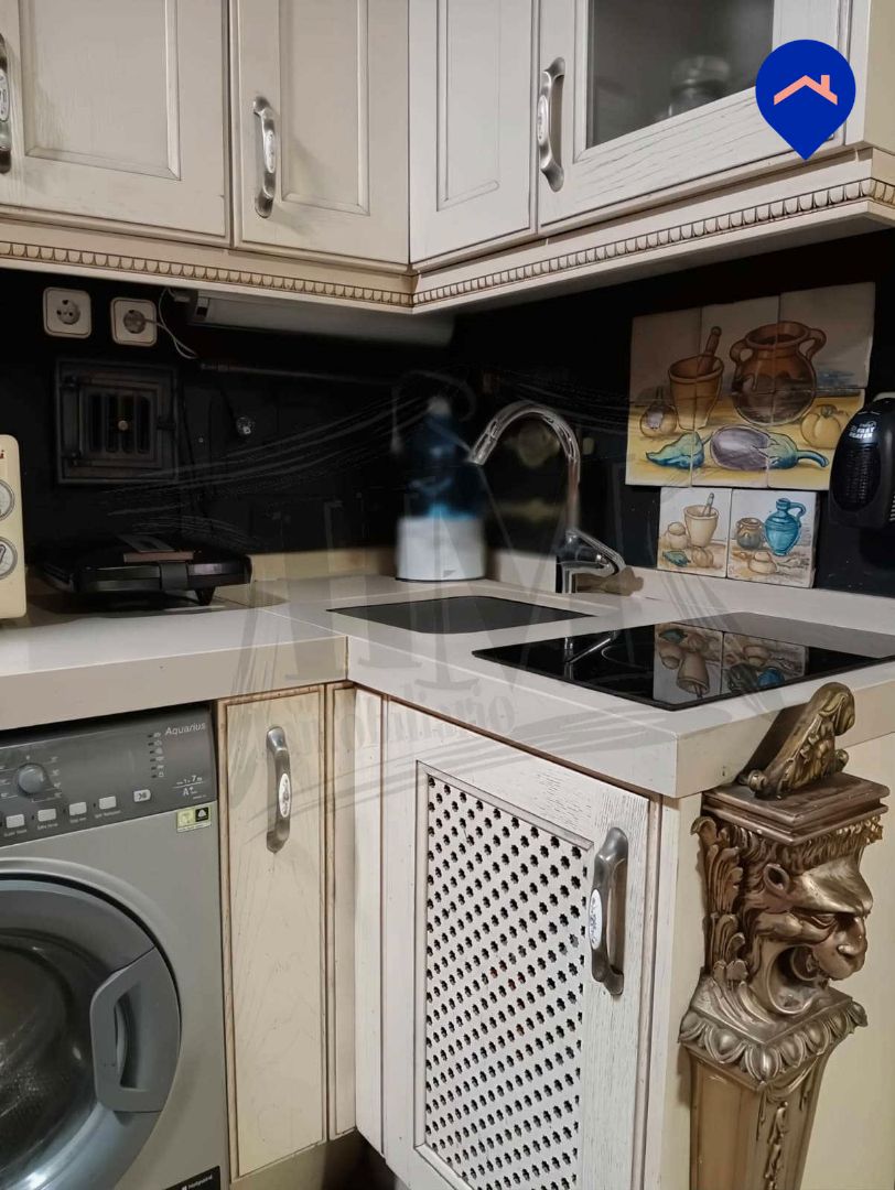 Kitchen of Flat for sale in  Madrid Capital  with Air Conditioner, Heating and Parquet flooring