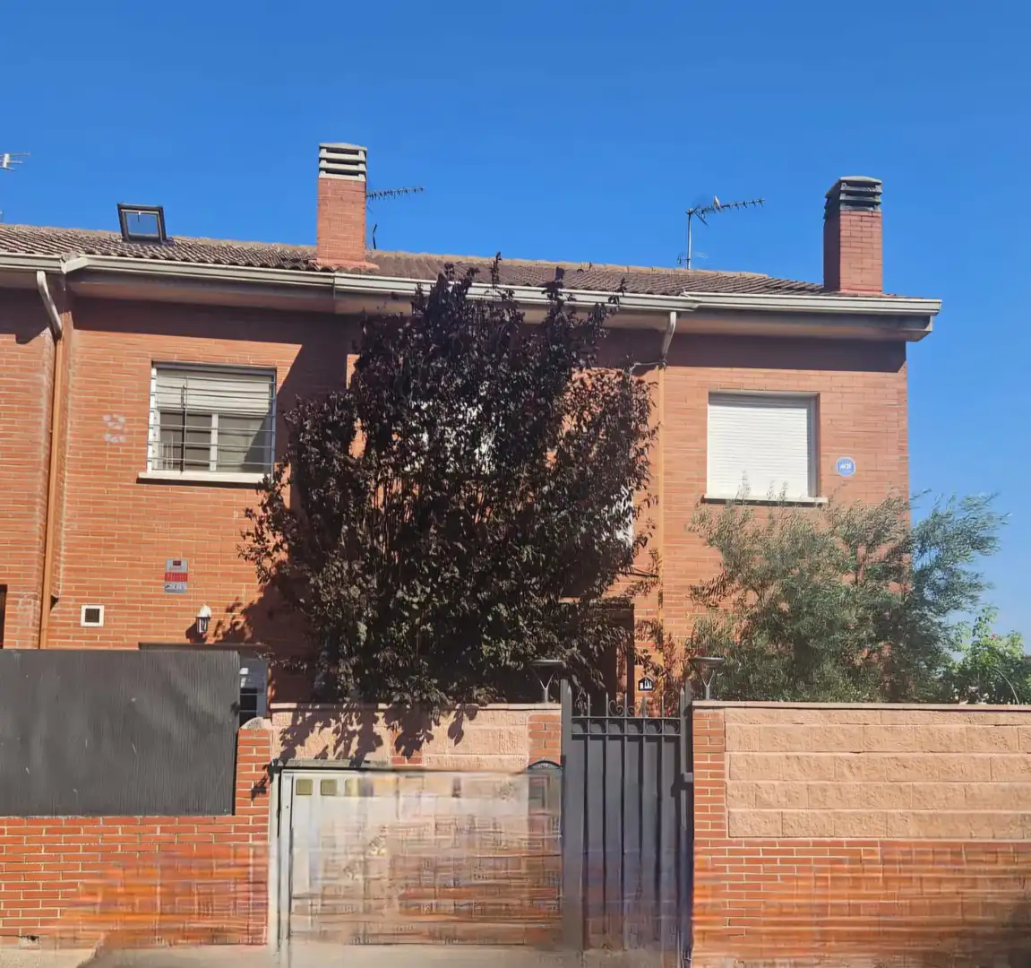 Exterior view of Houses for sale in Villanueva de la Torre  with Air Conditioner, Heating and Private garden