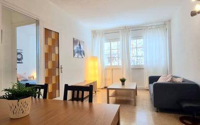 Exterior view of Flat to rent in  Barcelona Capital  with Heating, Parquet flooring and Furnished
