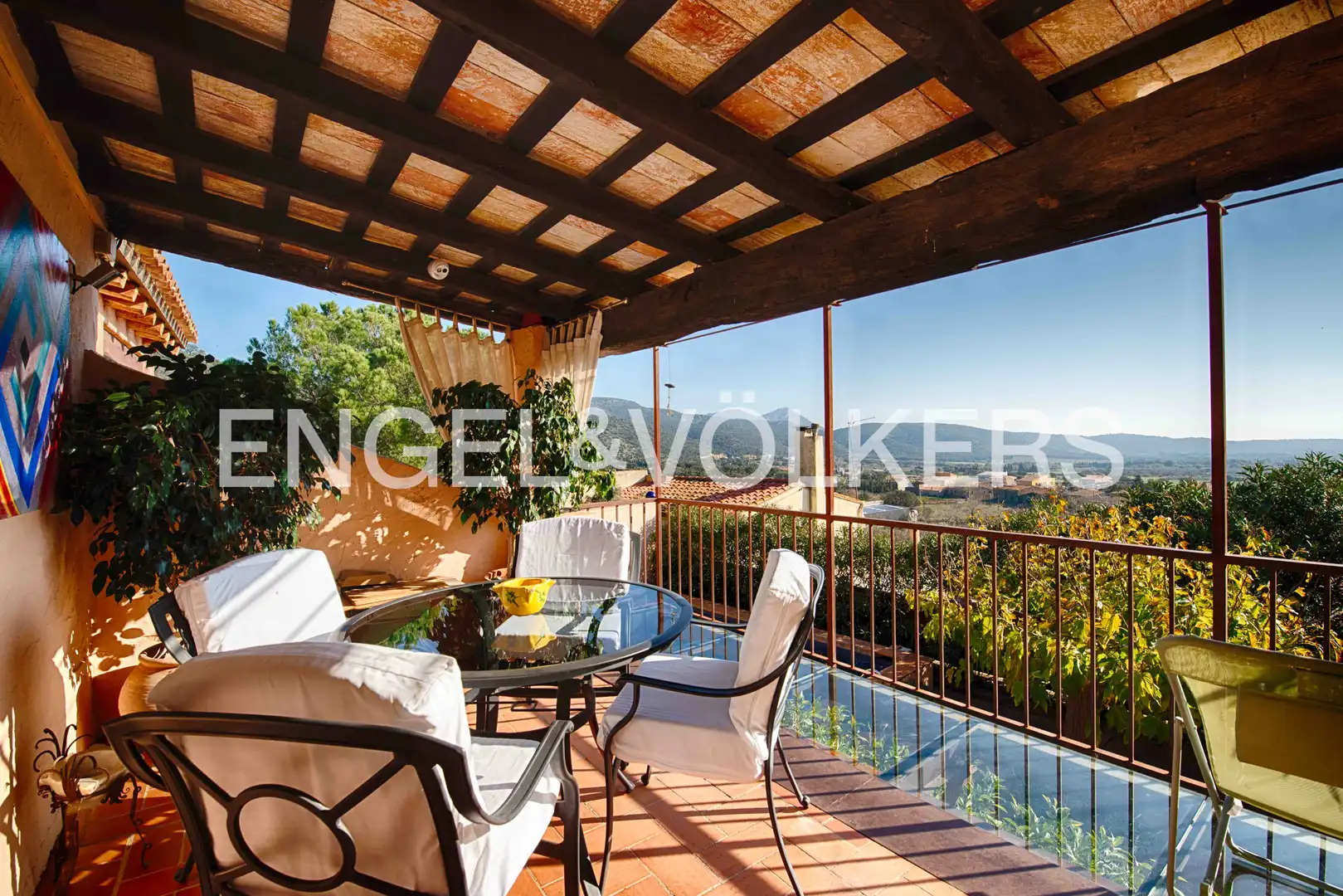 Terrace of Detached homes for sale in Cantallops  with Private garden, Terrace and Swimming Pool