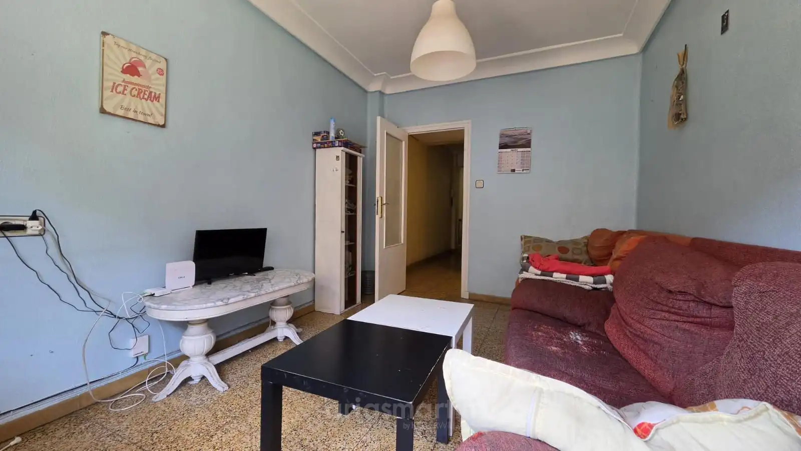 Sala d'estar de Pis de lloguer en Salamanca amb Calefacció, Terrassa i Moblat