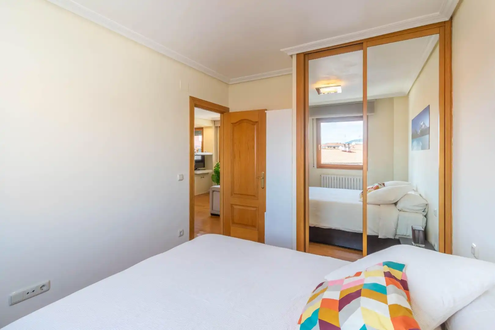 Bedroom of Attic for sale in  Pamplona / Iruña  with Heating, Terrace and Storage room