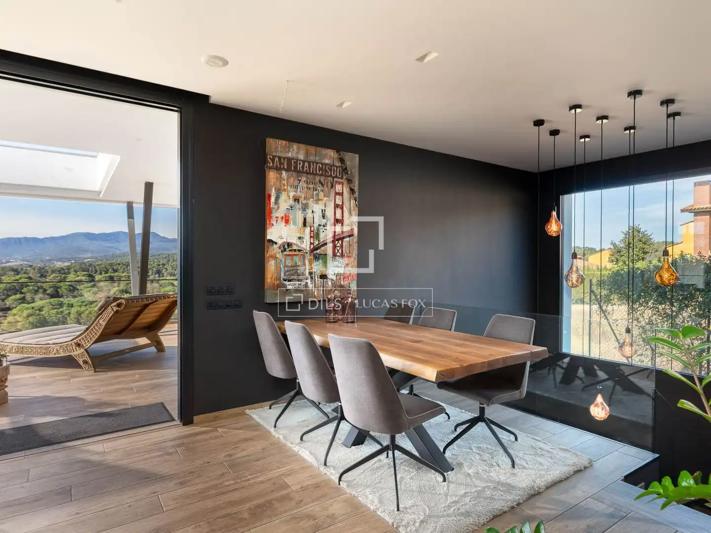Comedor de Casa o chalet en venta en Sant Julià de Ramis con Aire acondicionado, Calefacción y Terraza