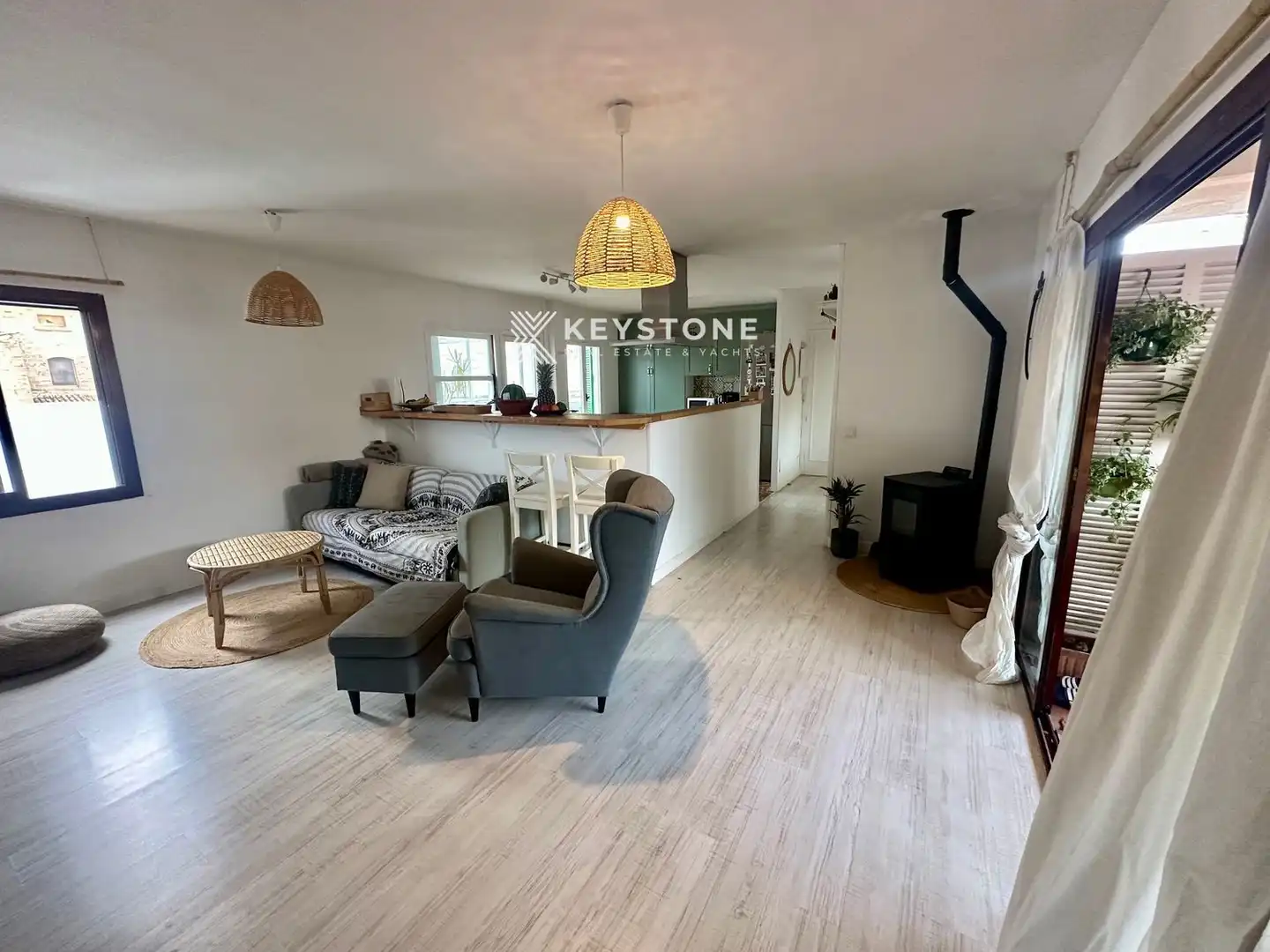 Living room of Attic for rent in  Palma de Mallorca  with Air Conditioner and Terrace