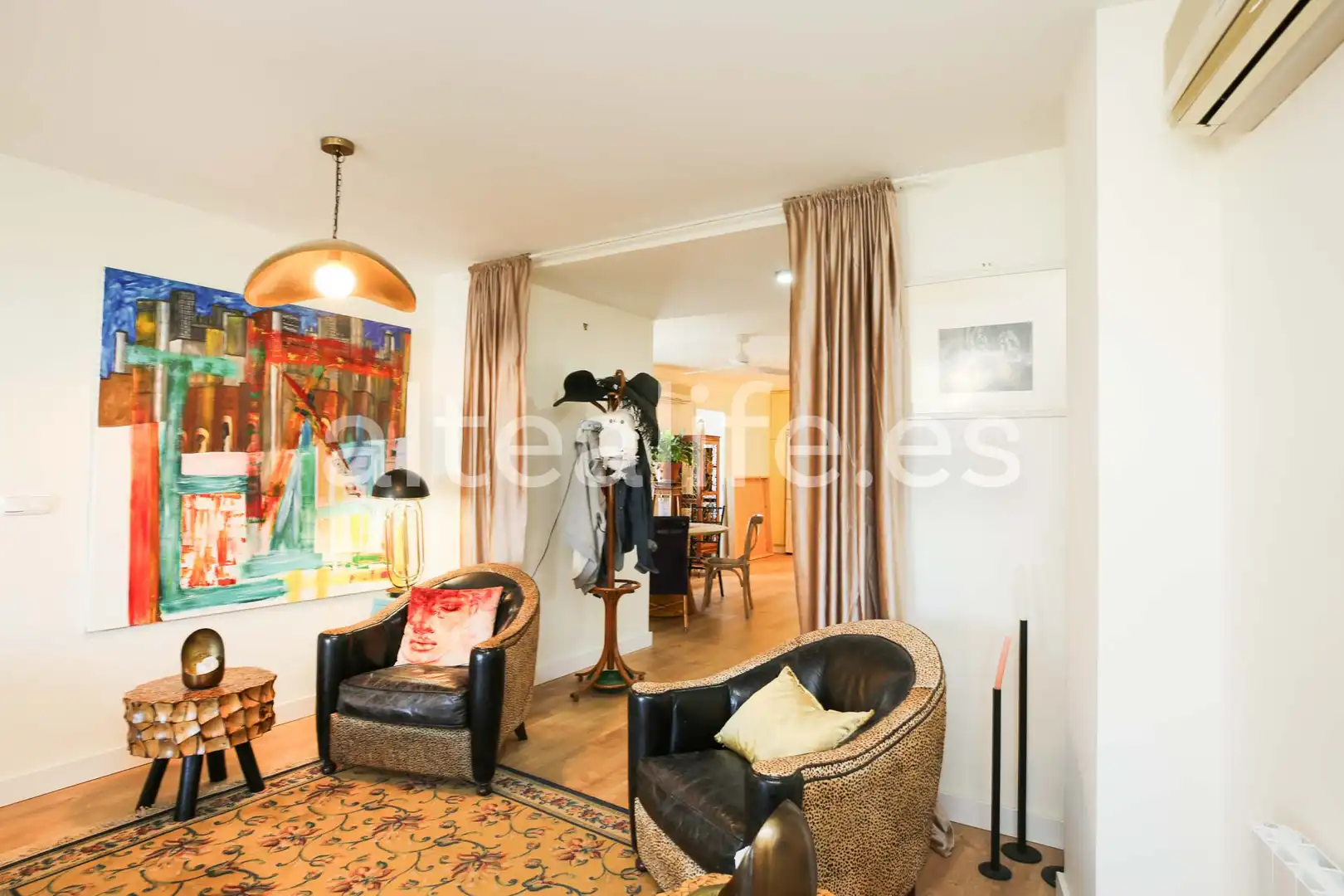 Wohnzimmer von Dachboden zum Verkauf in Altea mit Klimaanlage und Terrasse