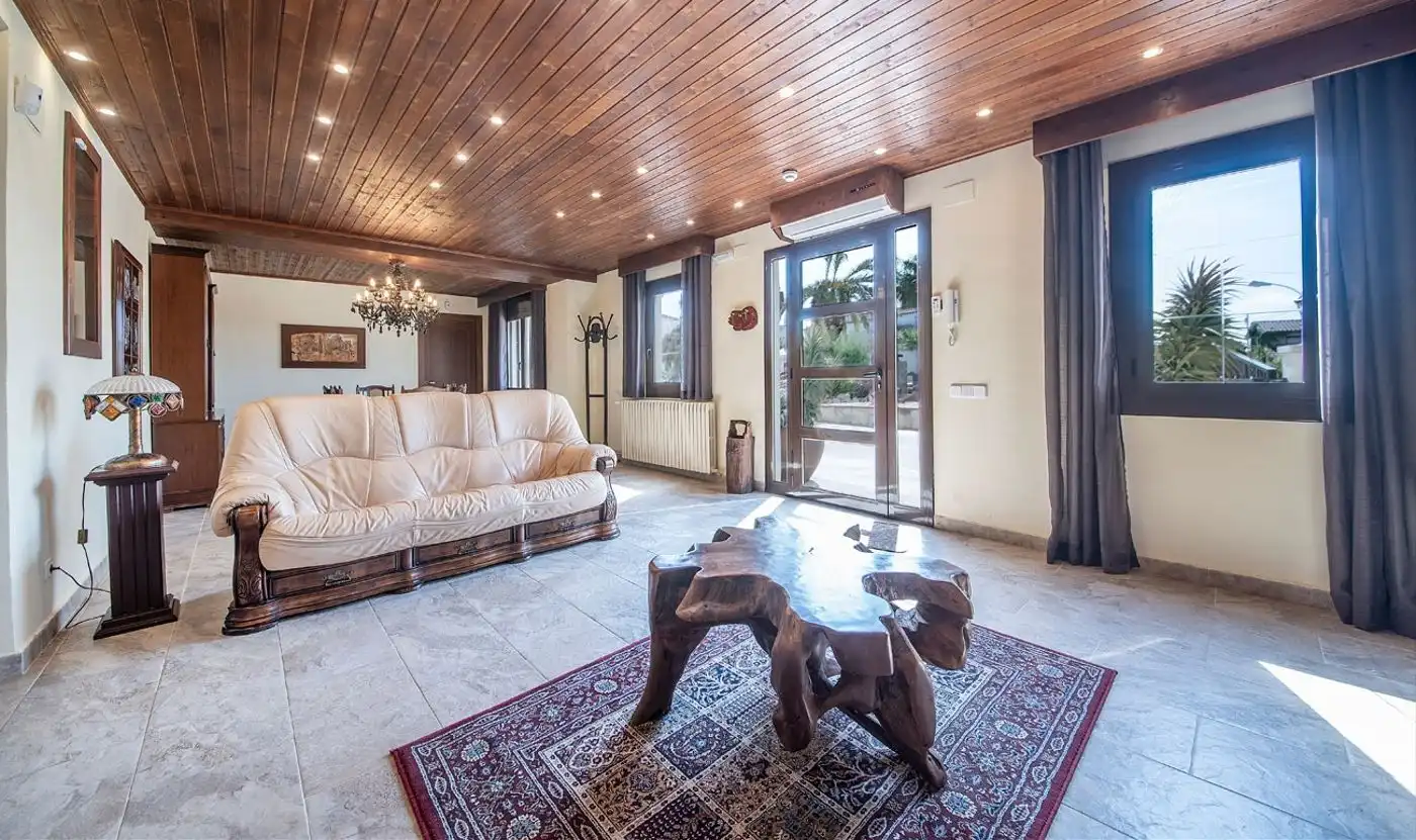 Sala de estar de Casa o chalet en venta en Vilobí del Penedès con Aire acondicionado, Calefacción y Terraza